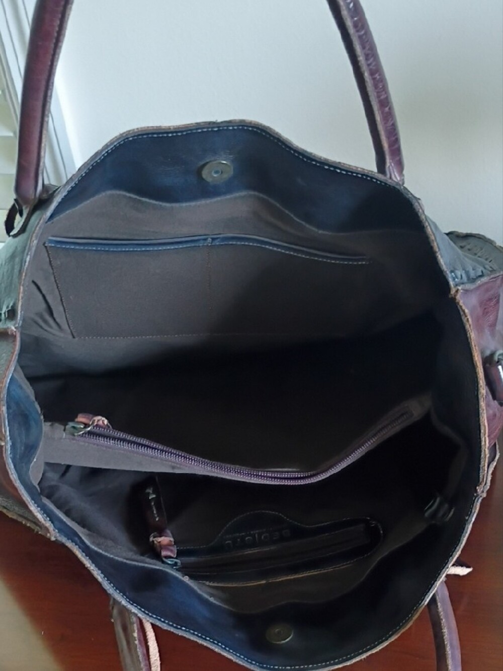 Bed Stu Rockaway Leather Satchel - Picture 8 of 12